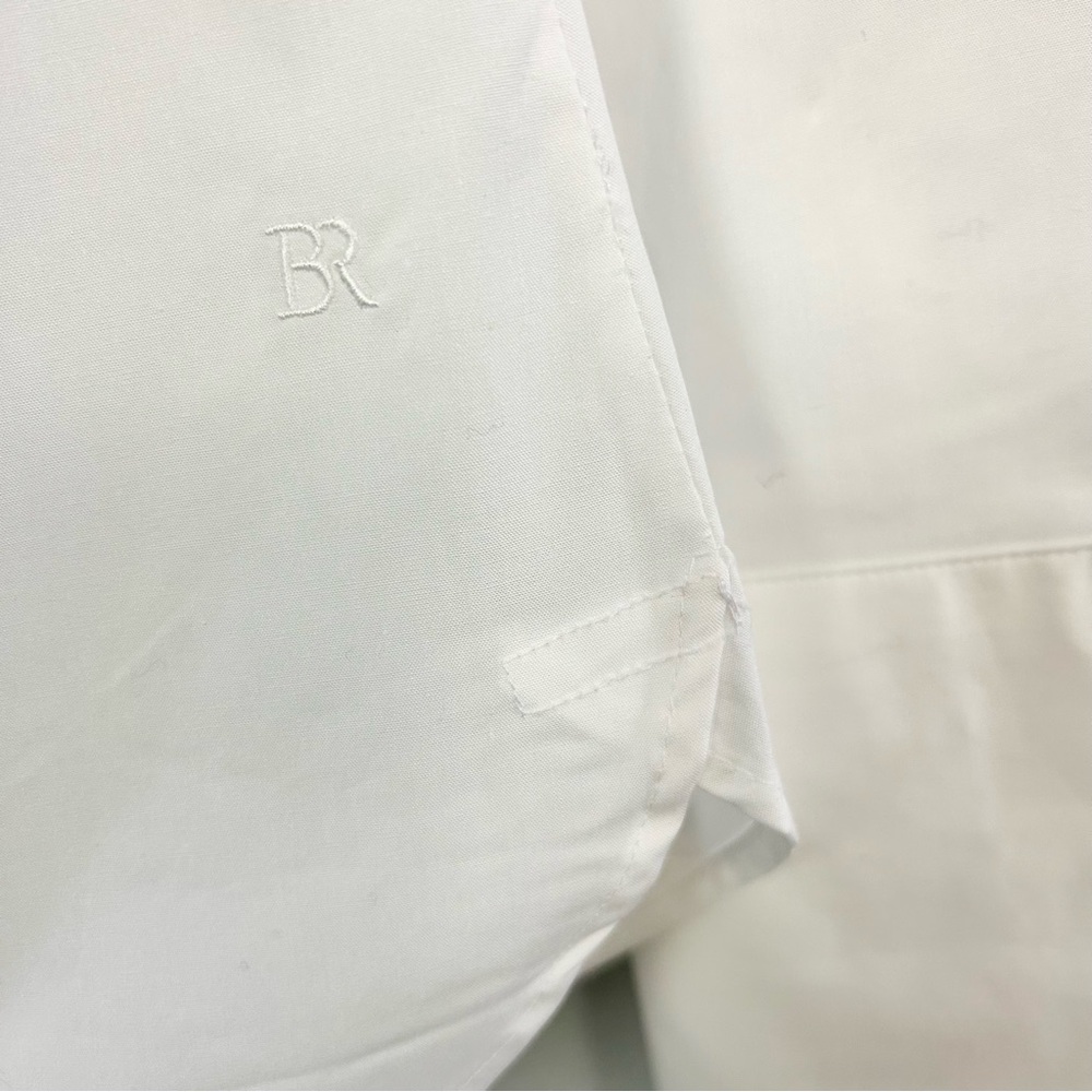 BR 🦴 Banana Republic Riley Italian Cuffed Menswear Shirt - Mtpl Sizes - Picture 5 of 7